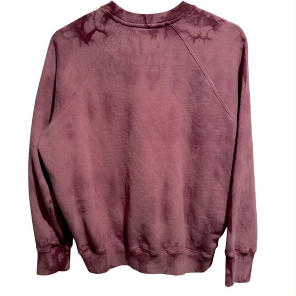 Spiritual Gangster x Peloton Purple Tie-Dye Sweatshirt Small Raglan Crewneck - Picture 3 of 3